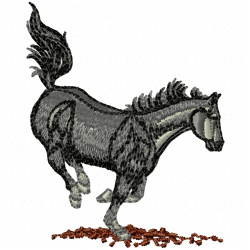 Horses Embroidery Design 6